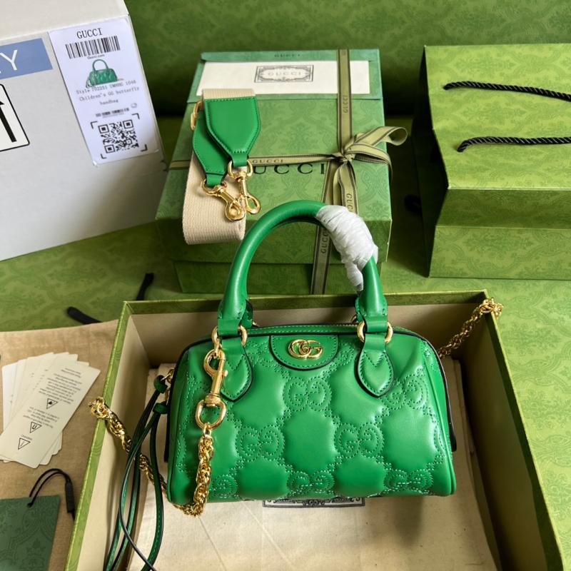Gucci Shoulder HandBag 702251 Embossed Green